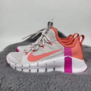 Nike Free Metcon 3 Vast Grey Fire Pink Women's Training Shoes